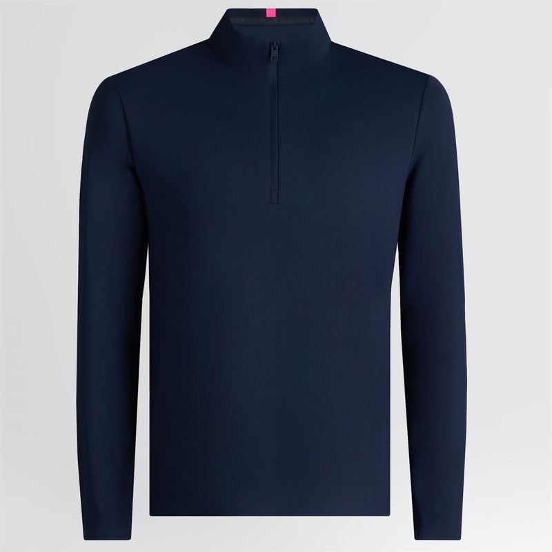 Brushed Back Tech Terry Quarter Zip Twilight