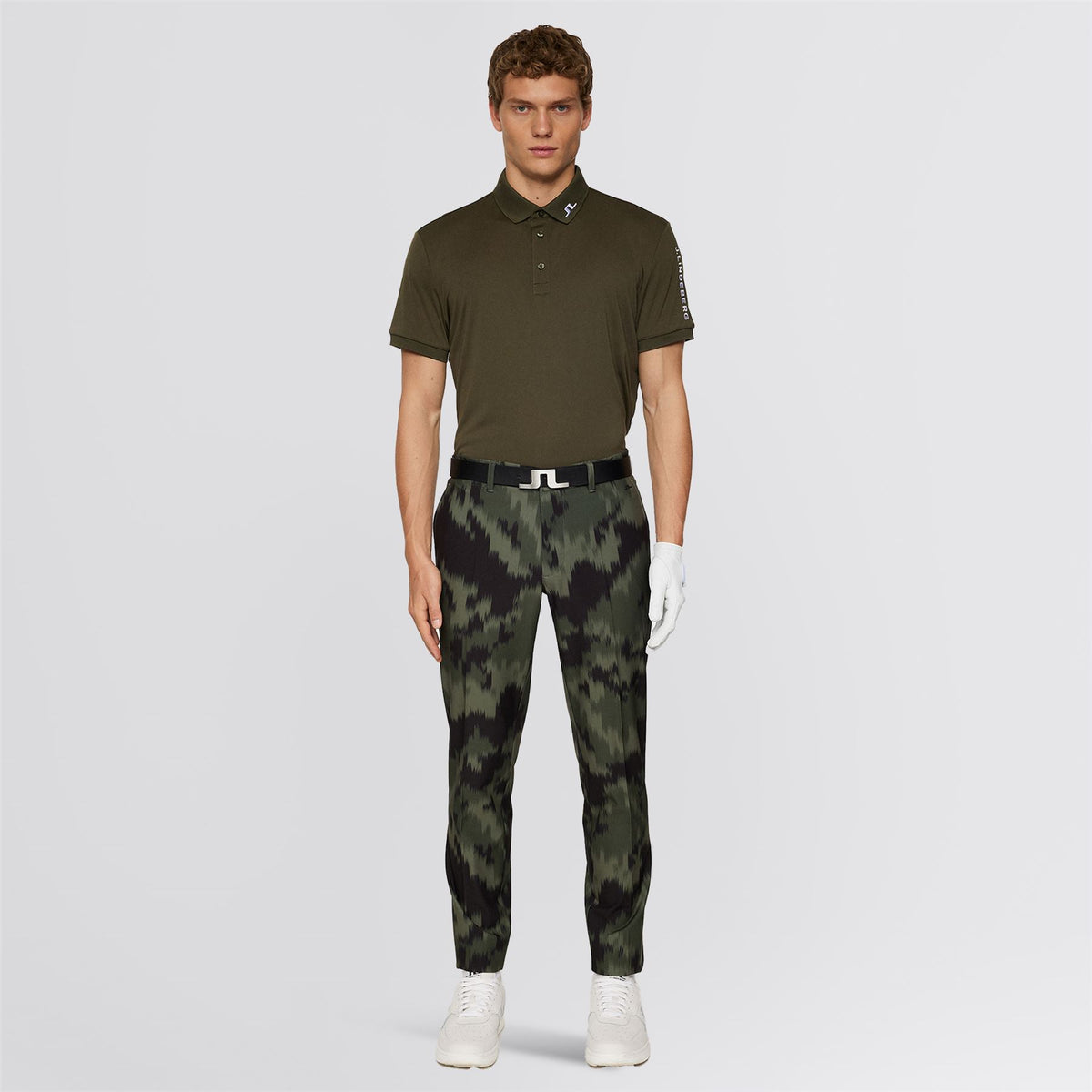 Ellott Print Pants Warp Forest