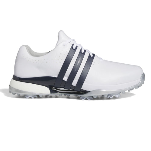 Tour360 24 Boost Golf Shoes White/Collegiate Navy/Silver - SS24