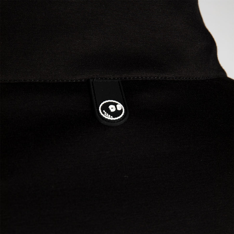 Evergreen Poly Quarter Zip Black