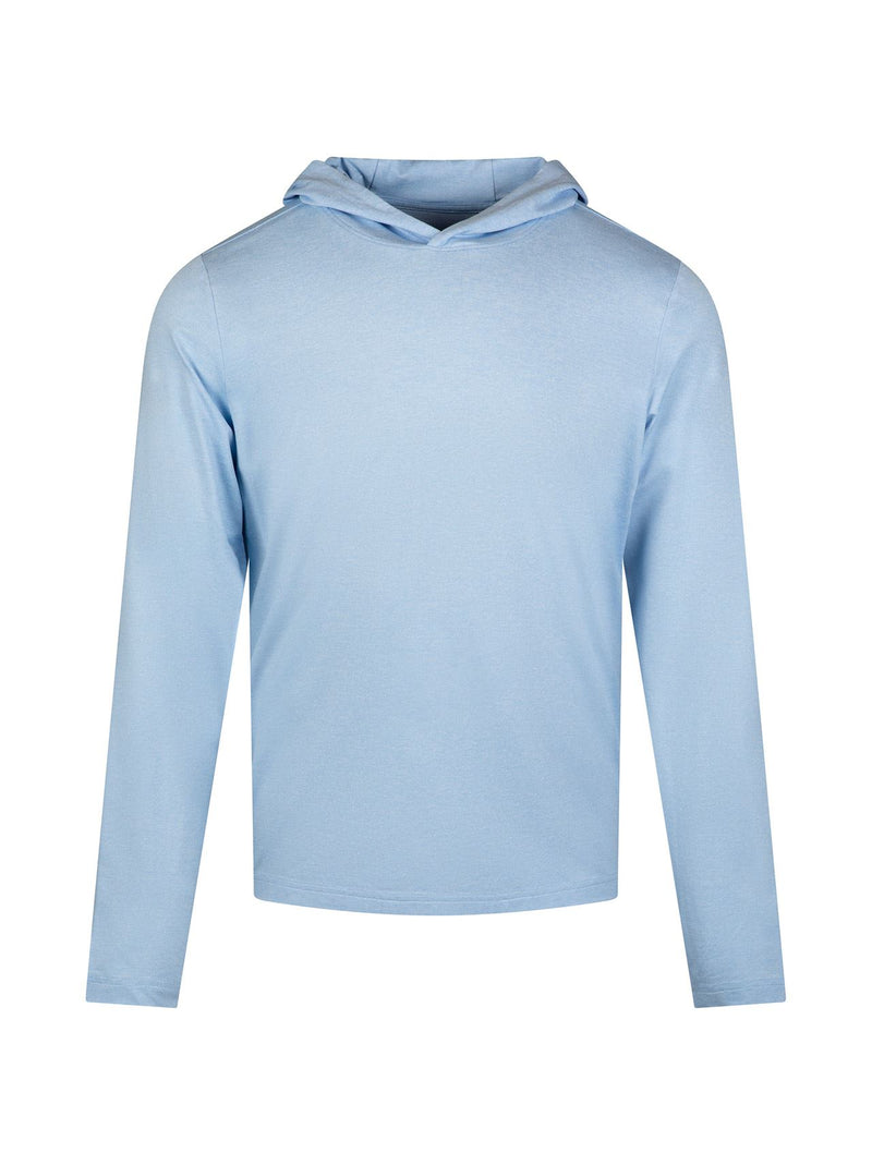 The Stowe Hooded Pullover Heathered Skye