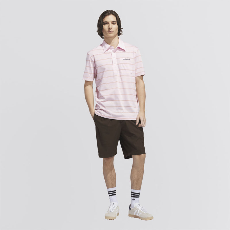 Originals Archive Stripe Polo Clear Pink