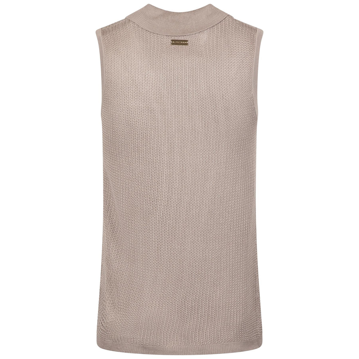 Womens Crochet Sleeveless Top Cobblestone
