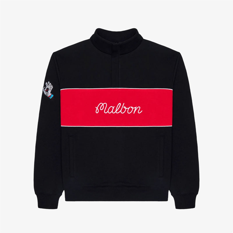 x Santa Cruz Quarter Zip Sweatshirt Black