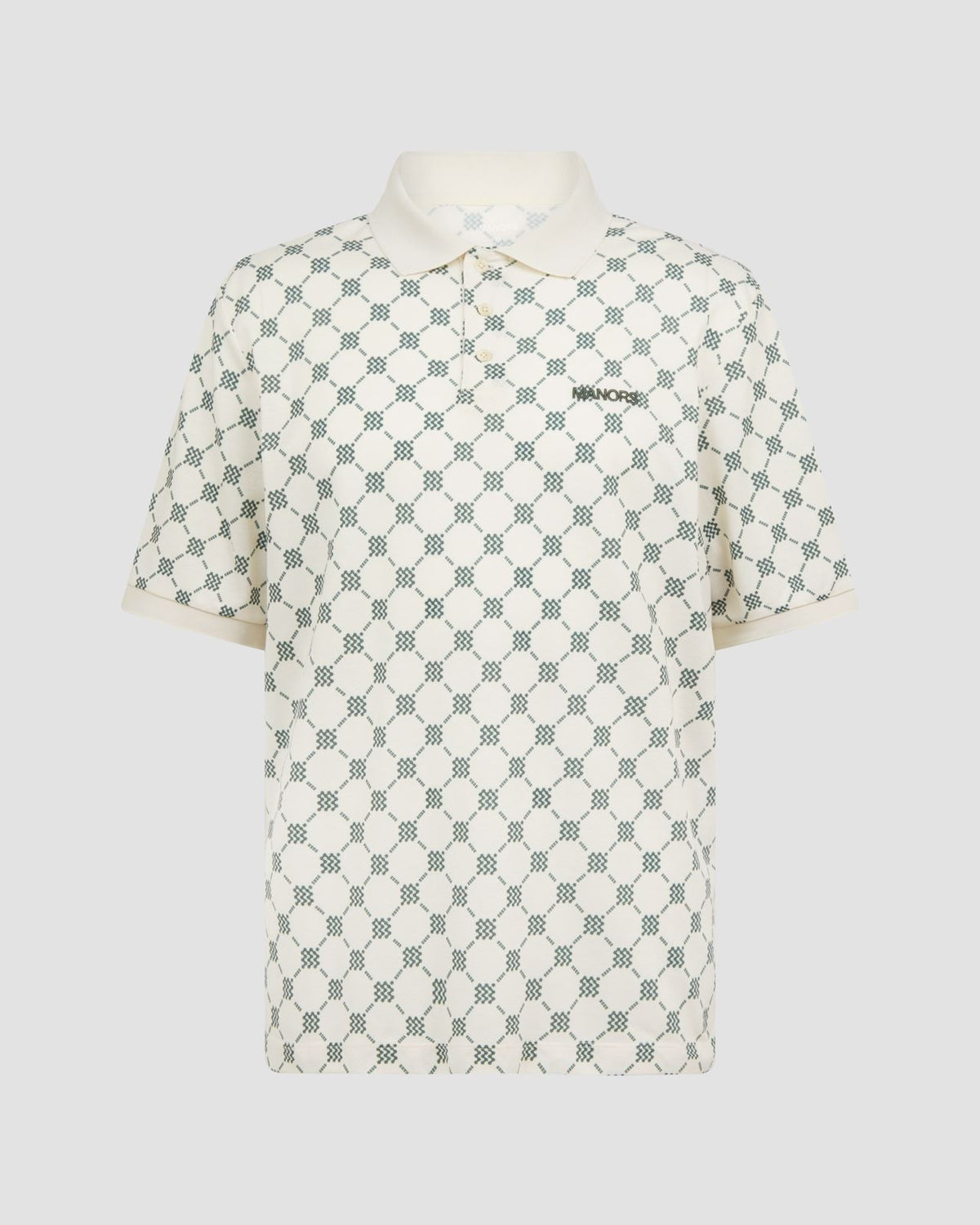 GOAT Pique Polo Monogram Pebble