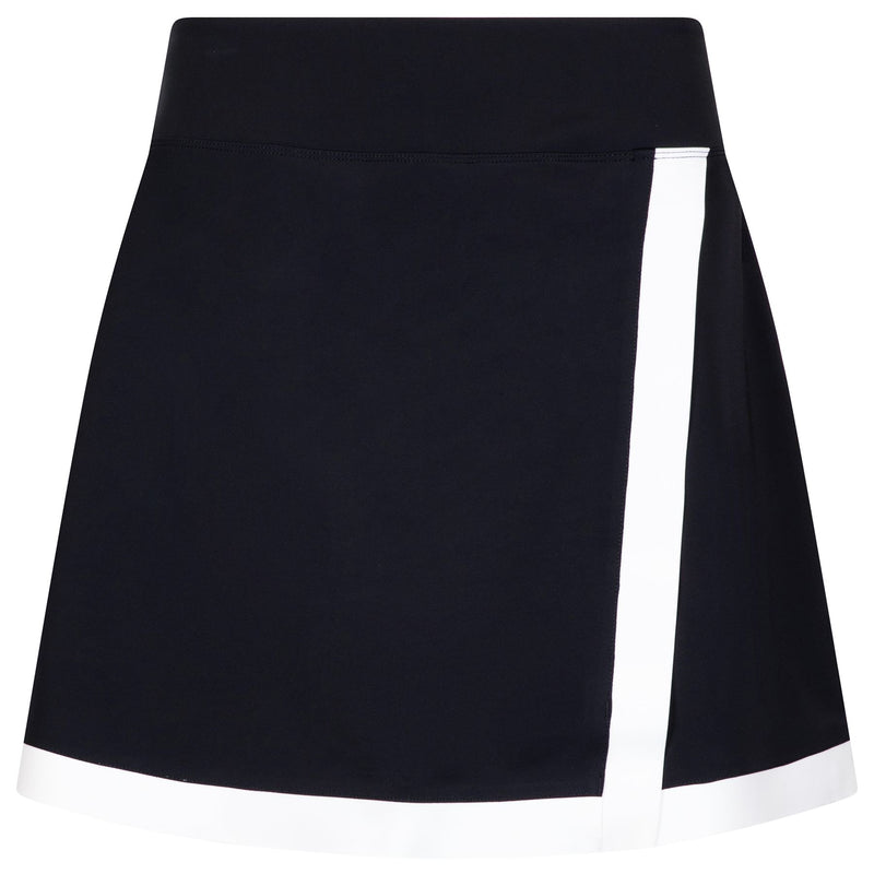 Womens Contrast Sport Skirt Navy/White