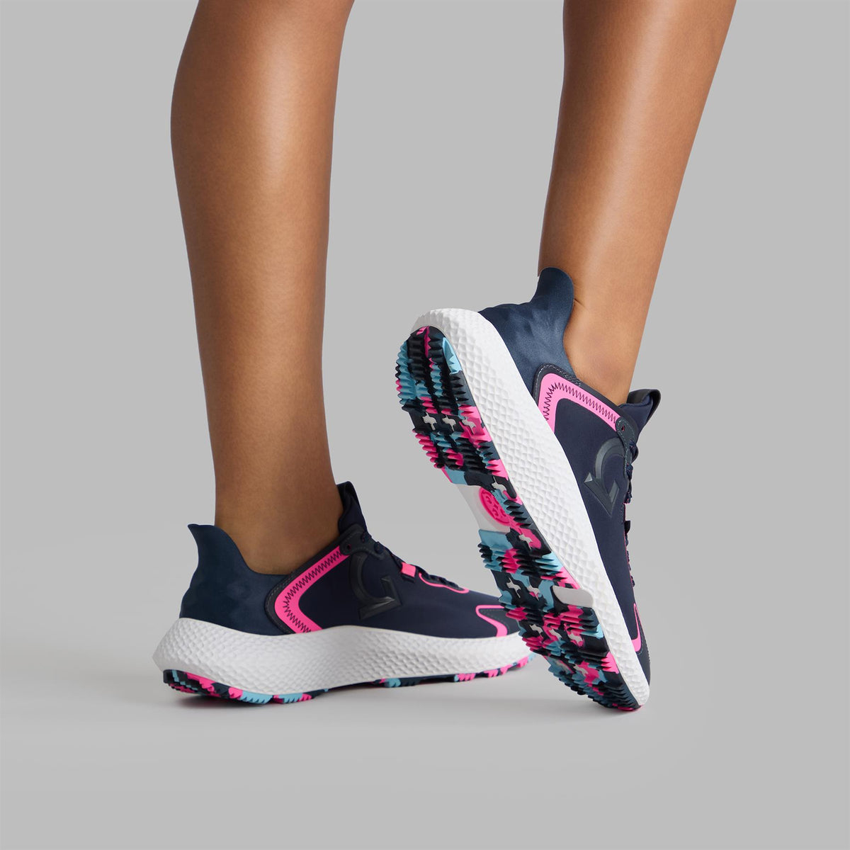 Womens MG4X2 Nylon Hybrid Golf Cross Trainer Twilight/Knockout Pink