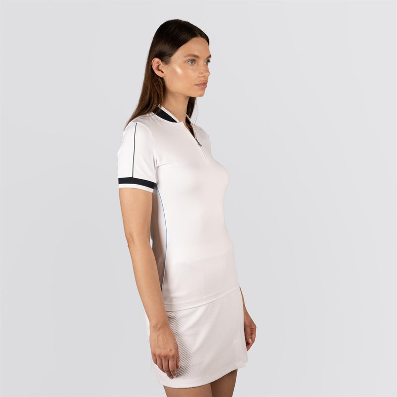 Womens Annie Polo White