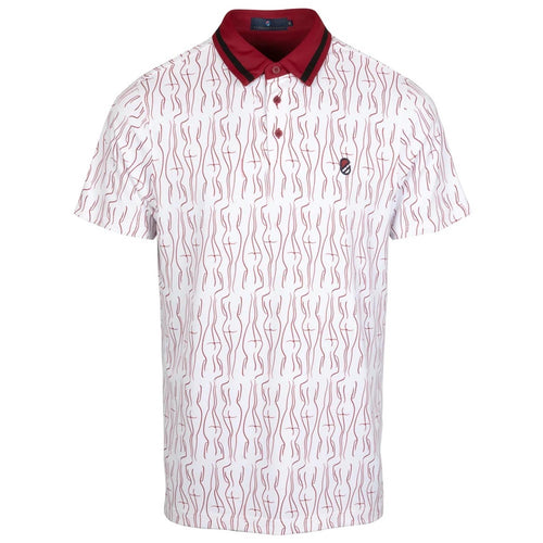 Eve Polo Rhubarb Print - AW24