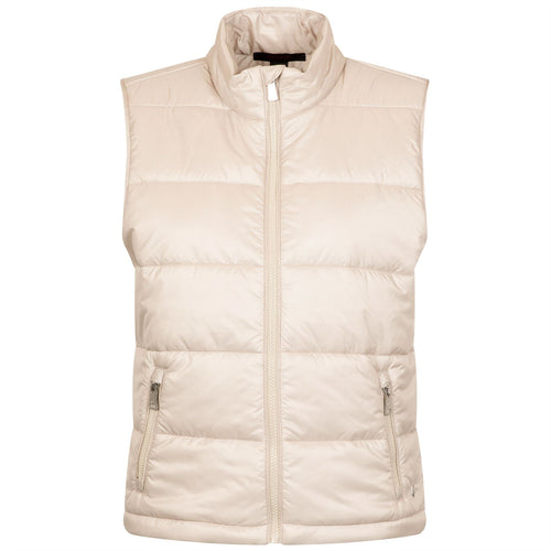 Womens Aries Channel Quilted Vest Sand - SS25