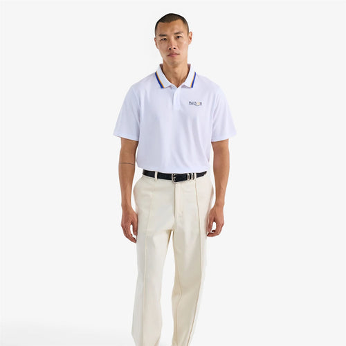 Grasse Pique Polo White