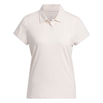 Womens Go To Heathered Polo Putty Mauve Melange