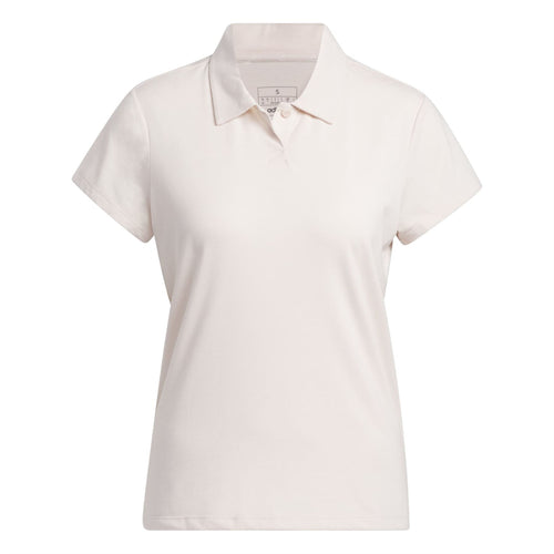 Womens Go To Heathered Polo Putty Mauve Melange