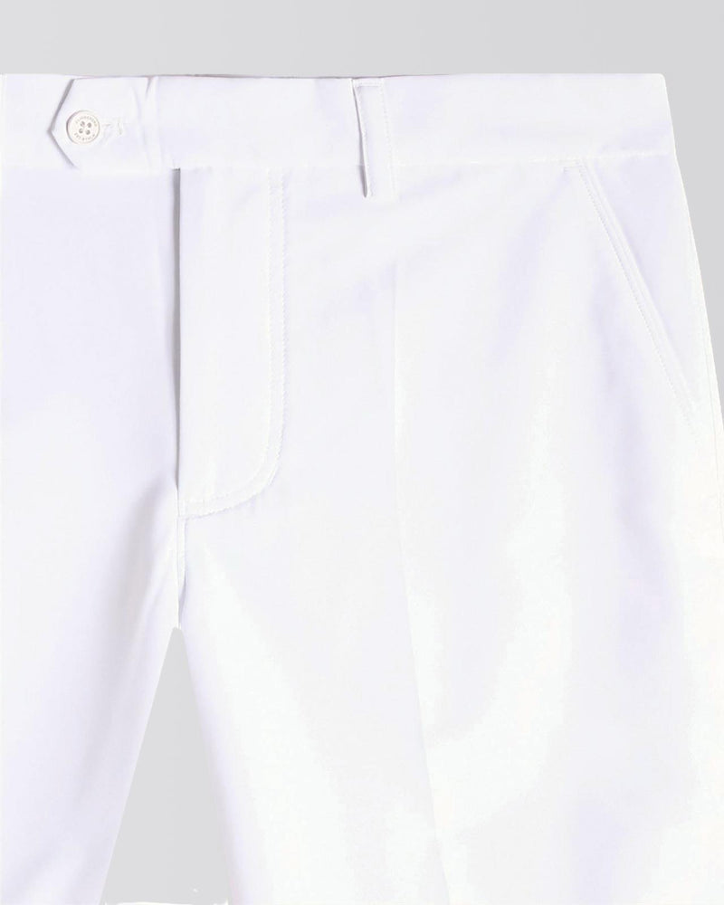 Mitch Light Polo Stretch Short White