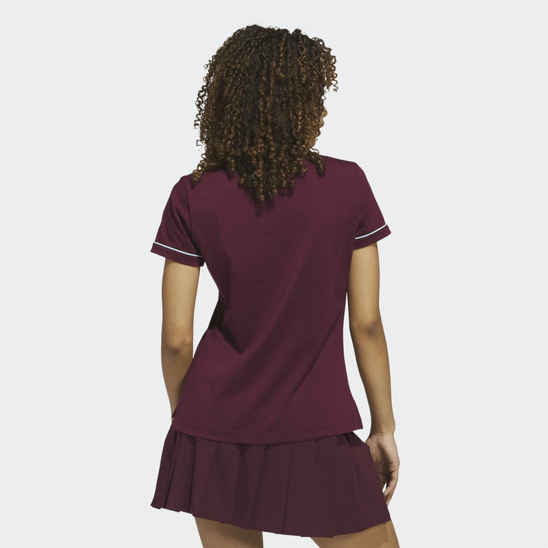 Womens Originals Solid Polo Maroon