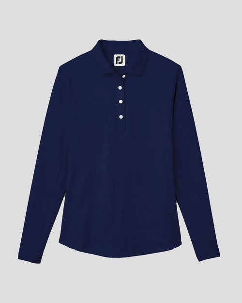 Womens LS Sun Protection Shirt Navy