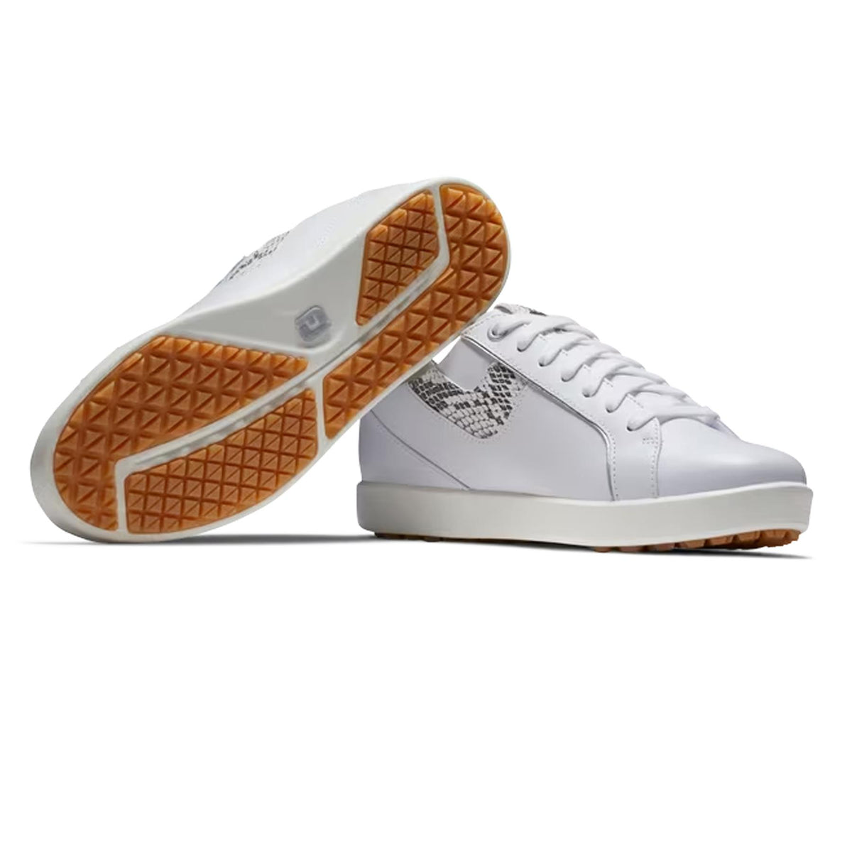 Womens Links Golf Shoe White/Snake Print