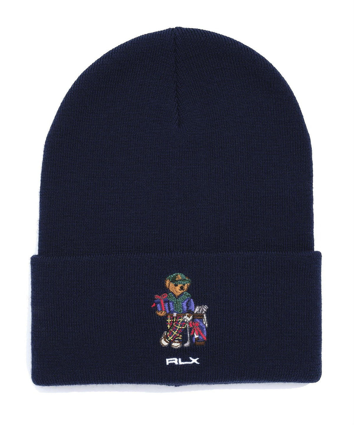 RLX Holiday Bear Beanie In Gift Box Refined Navy