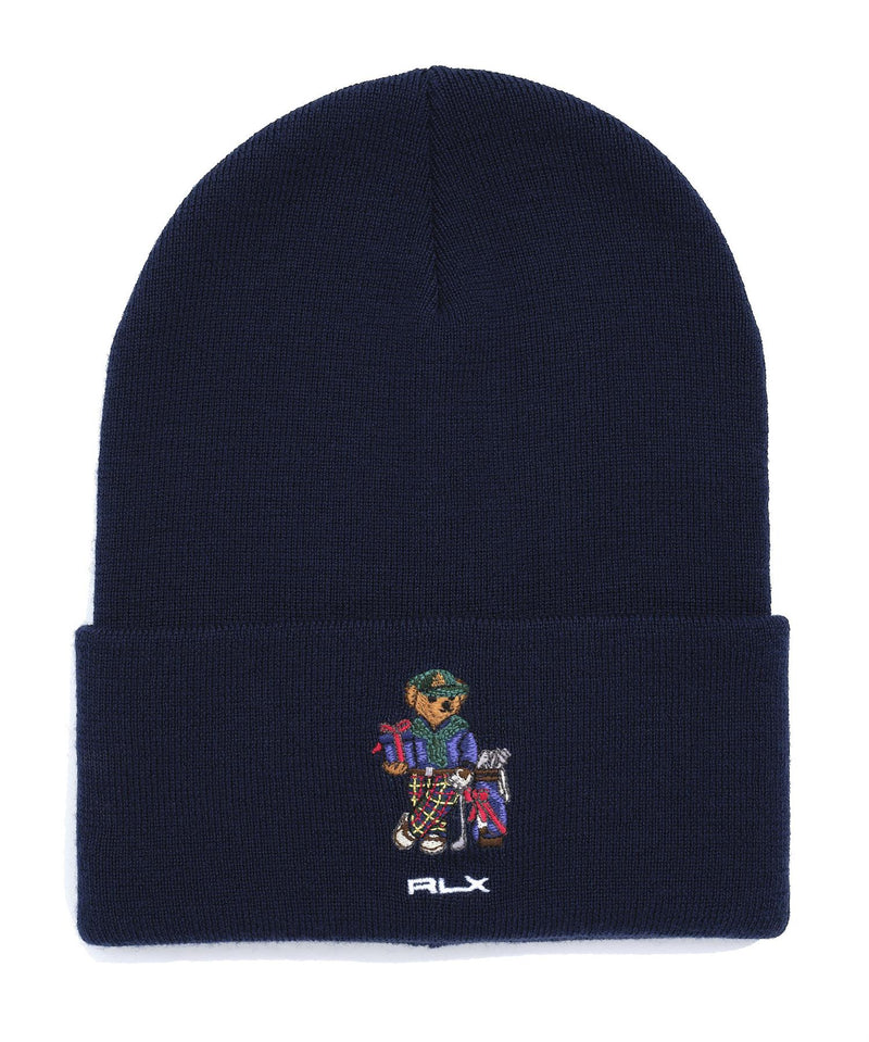 RLX Holiday Bear Beanie In Gift Box Refined Navy