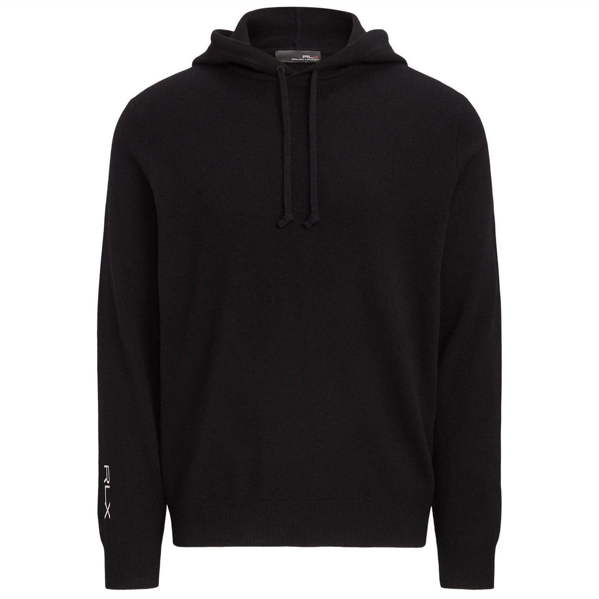 Washable Cashmere Hooded Sweater Polo Black - SS23 – TRENDYGOLFUSA.COM