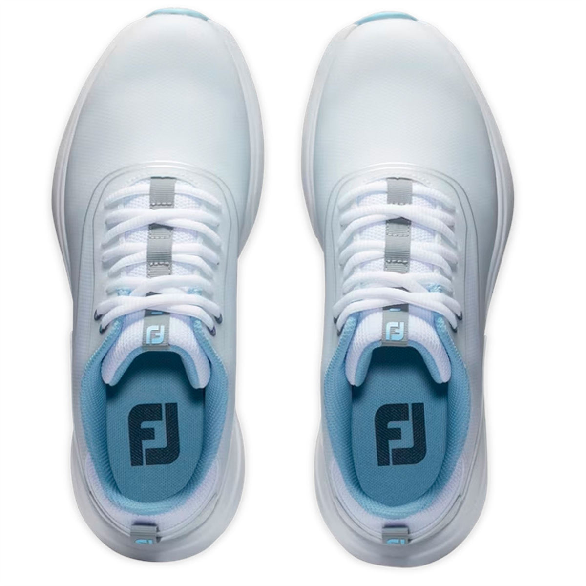 Womens Performa Spikeless Golf Shoe White/Light Blue