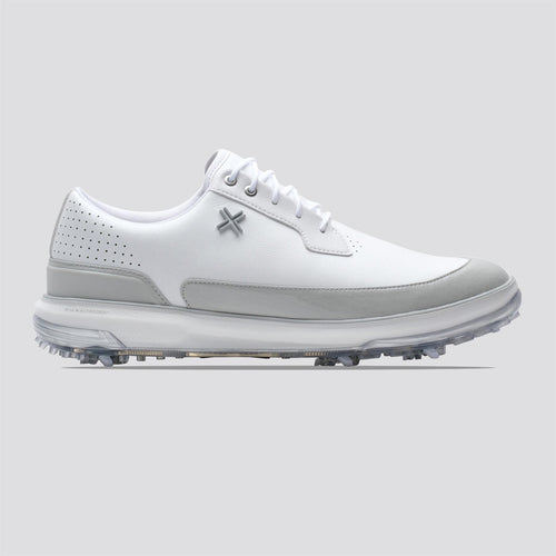 Moving Day SC RS Spiked Golf Shoes White/Ghost Grey Gator/White