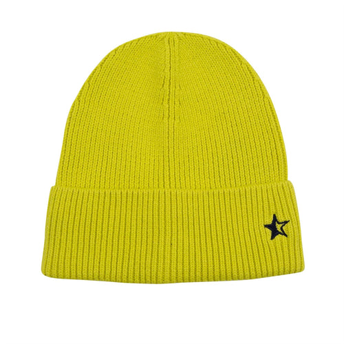 Luxe Star Beanie Neon Yellow - SS23