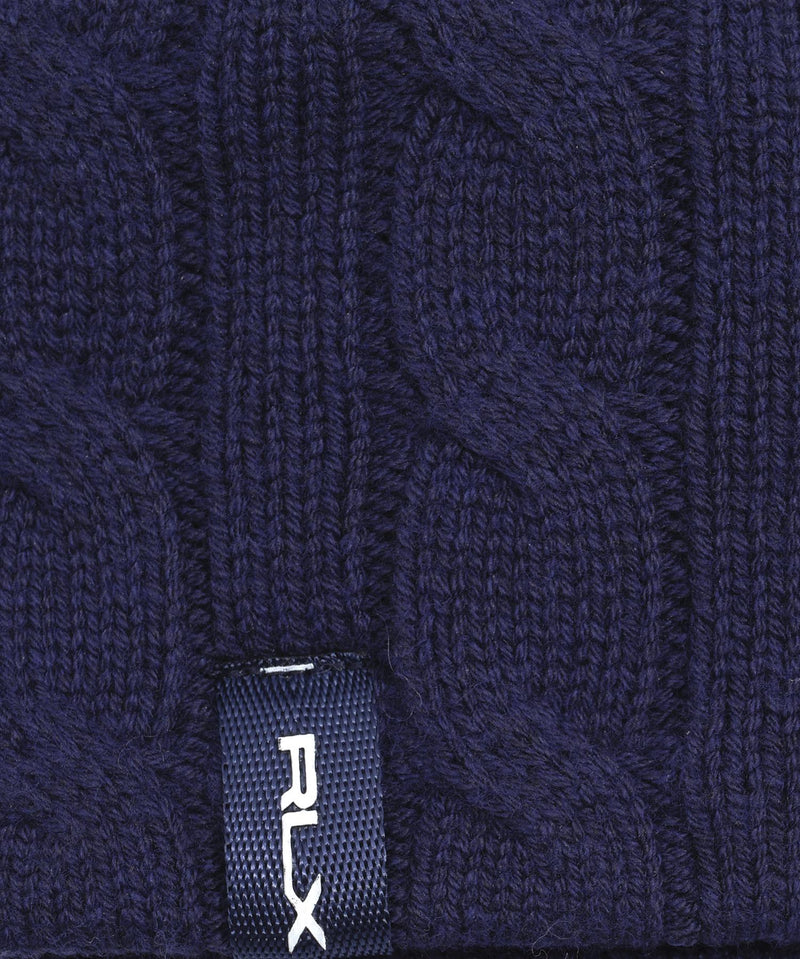Womens Cable Sweatband Refined Navy
