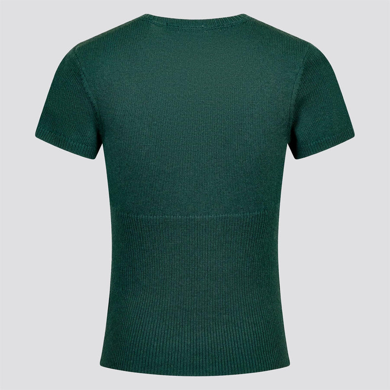 Womens Lisette Knit Top Hunter Green