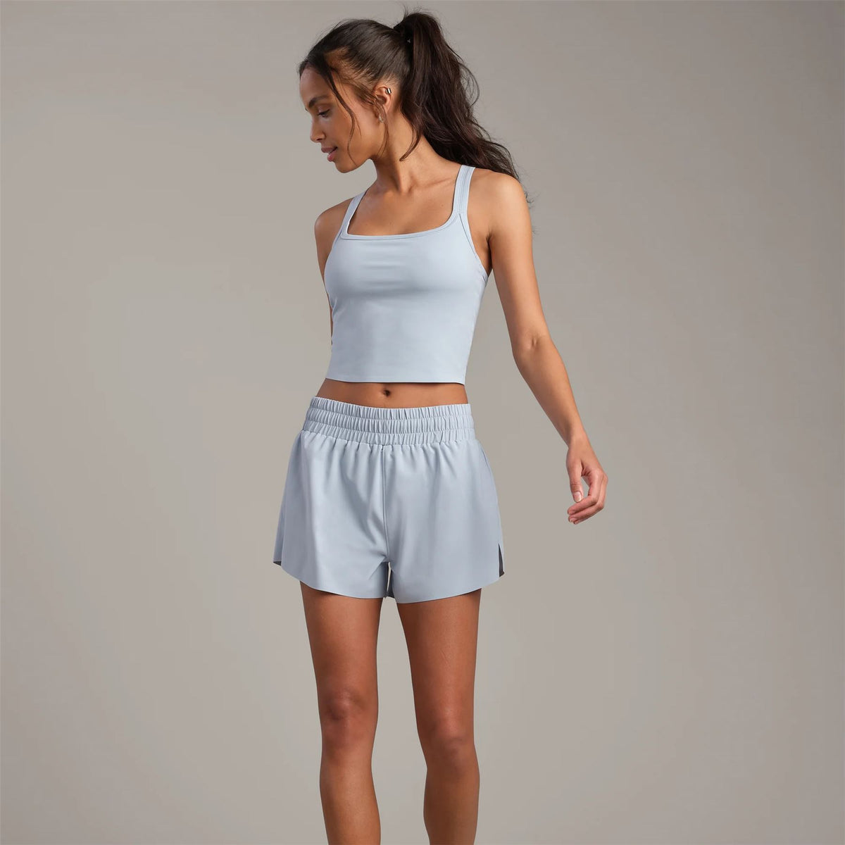 Womens Mirage Play Shorts Blue Dawn