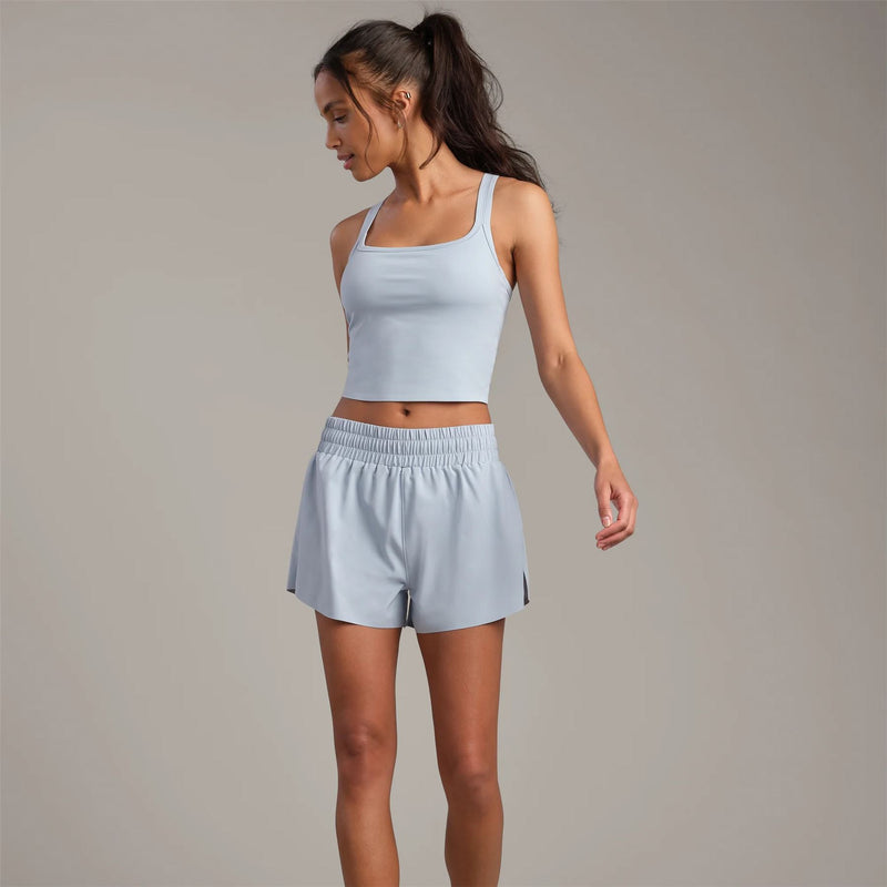 Womens Mirage Play Shorts Blue Dawn