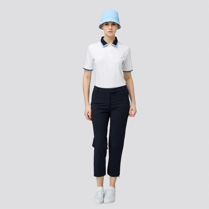 Womens Tech Stretch Cropped Pants Navy