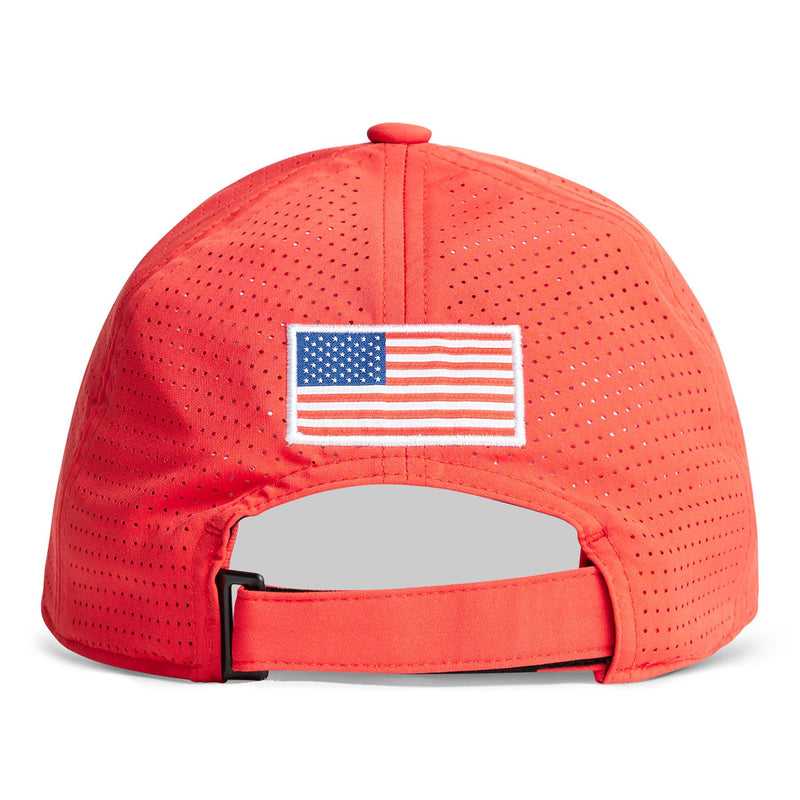 Womens Verity Snapback Cap Flame Scarlet