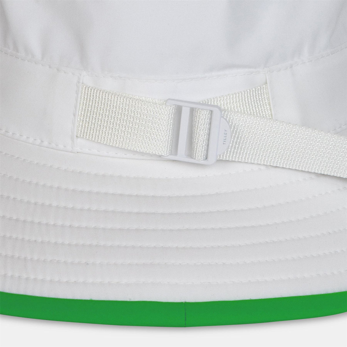Tilley Wide Brim Bucket Hat White/Green