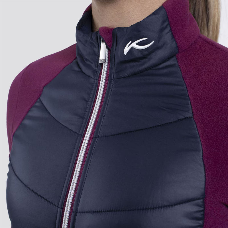 Womens Lucerne Hybrid Jacket Deep Ruby/Atlanta Blue