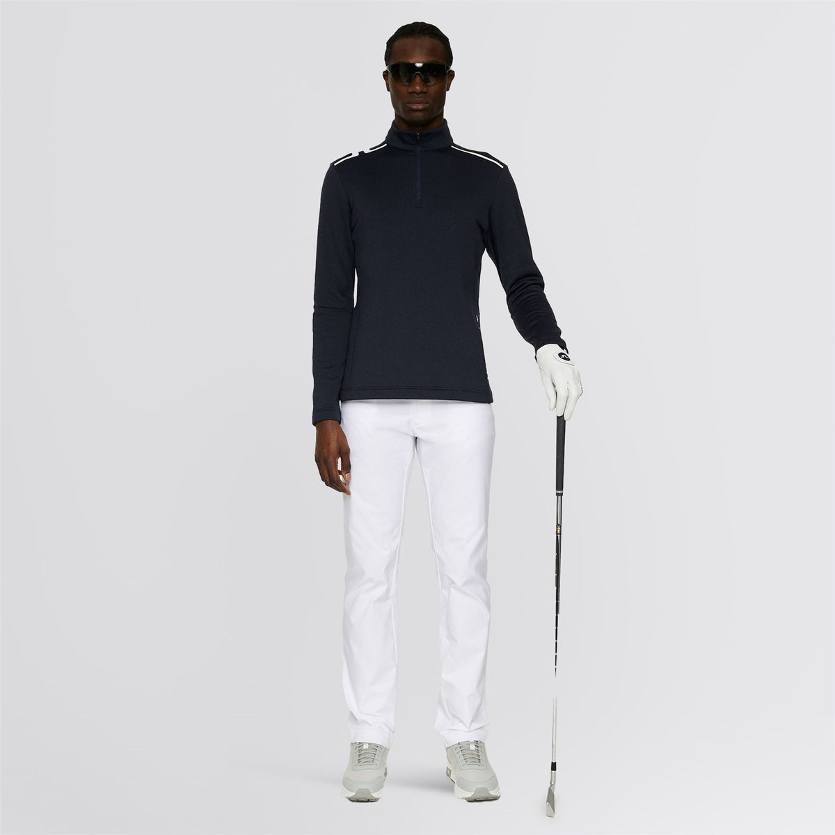 Vinnie Quarter Zip Mid Layer JL Navy