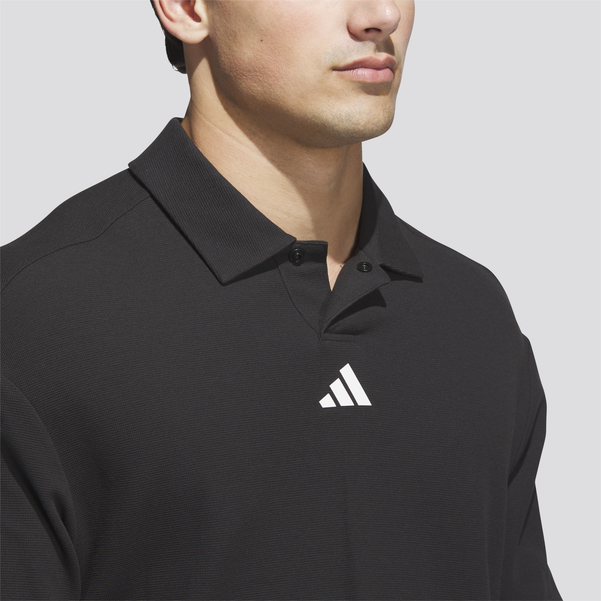 Beyond The Course LS Loose Fit Polo Black