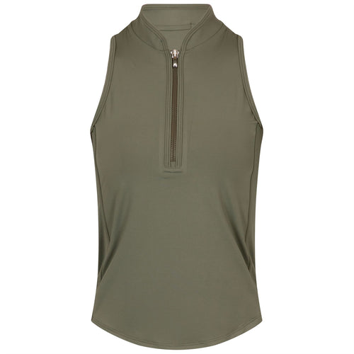 Womens Vesta Mock Neck SL Polo Camp - SS25