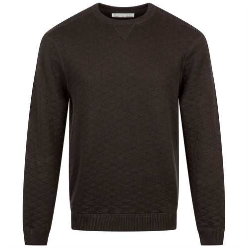 The Ward Jacquard Sweater Black - SS25