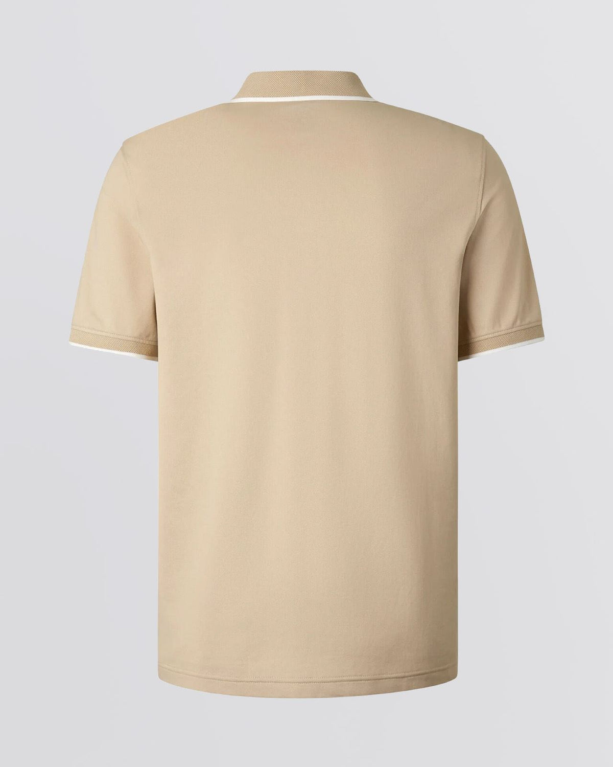 Timo-10 Zip Polo Shirt Biscuit