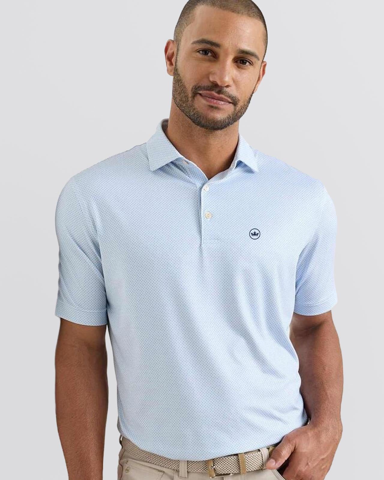 Phoeneix Performance Jersey Polo White/Bluebird