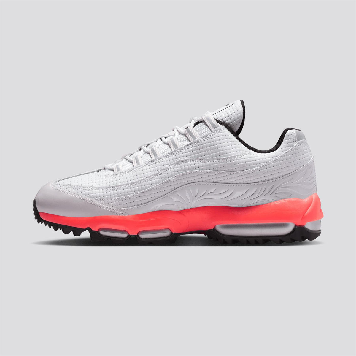 Air Max '95 NRG P26 Spikeless Golf Shoes Off White/Black Hot Lava/Metallic Silver