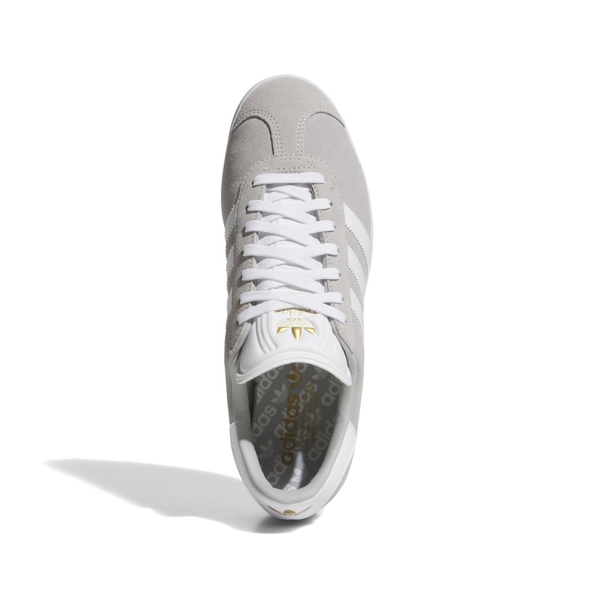 Gazelle Spikeless Golf Shoes Gray/White/Gold