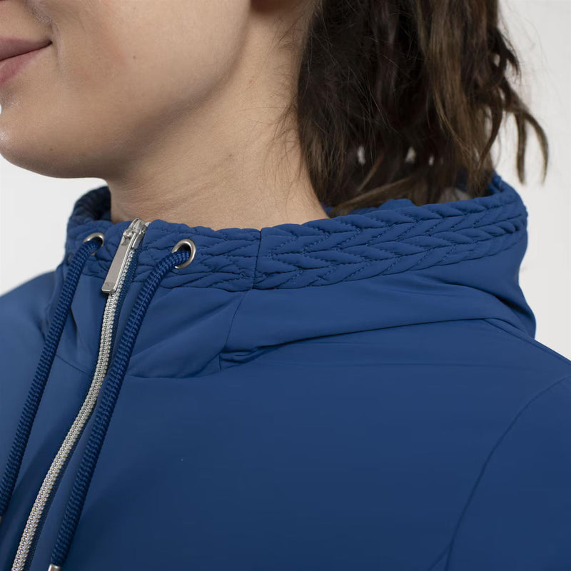 Womens Elevation Hooded Jacket Sapphire
