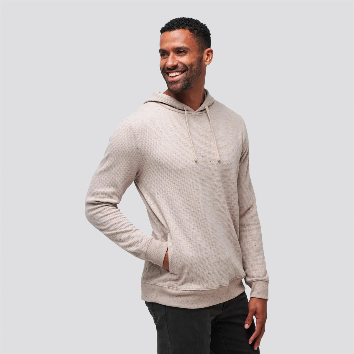 Cloud Waffle Hoodie Oxford Tan