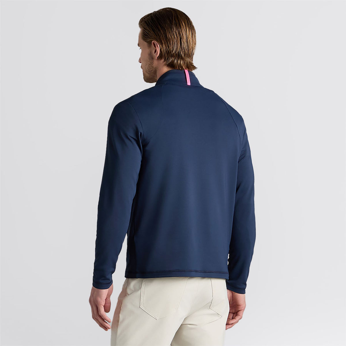 Brushed Back Tech Terry Quarter Zip Twilight