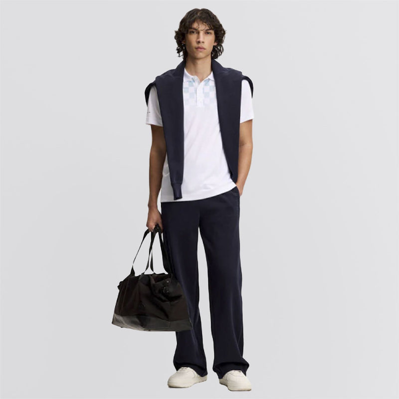 Finn Print Polo Finn Fade White