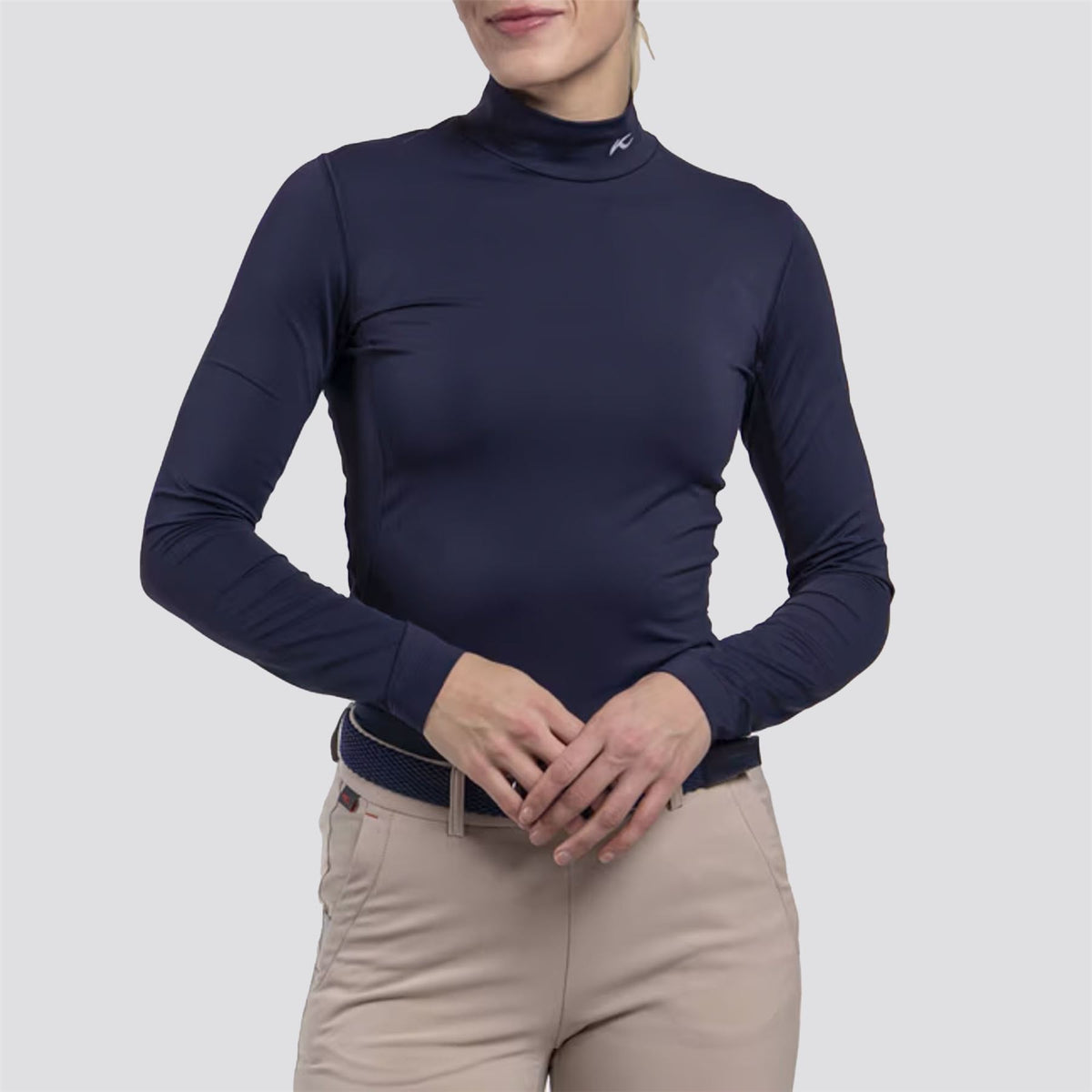 Womens Base Layer Turtleneck Atlanta Blue
