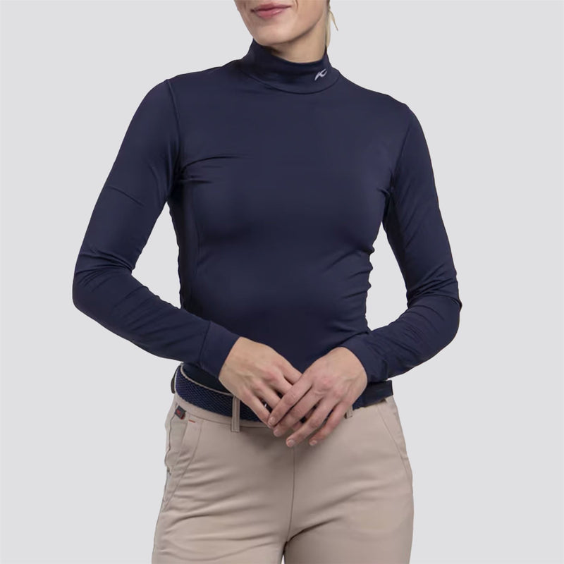 Womens Base Layer Turtleneck Atlanta Blue