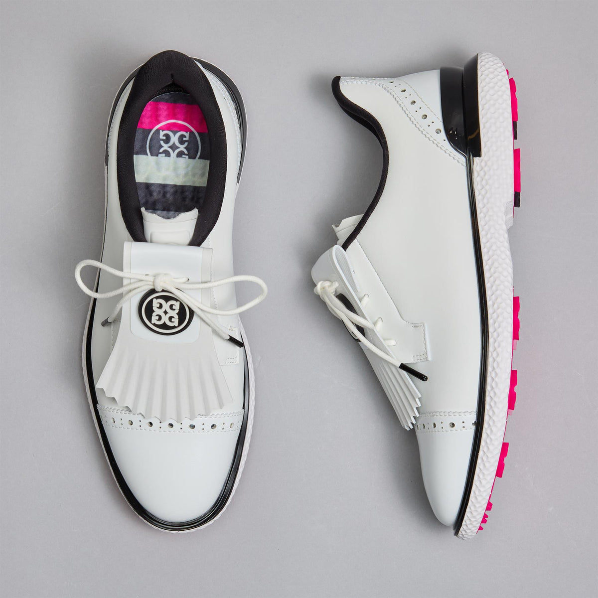 Womens GALLIVAN2R Brogue Golf Shoes Snow/Onyx